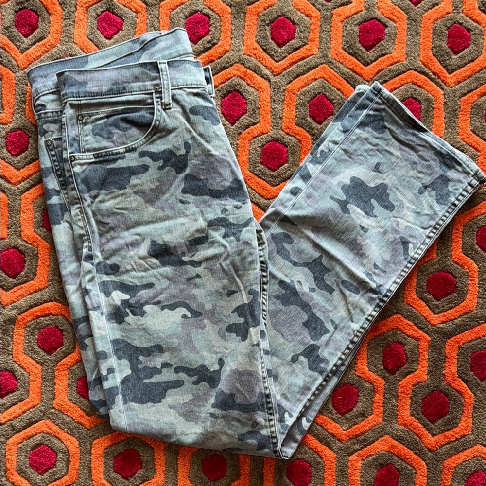 MAKE OFFER ! Hudson Jeans Urban Camouflage Men's 34x32 Byron Five Camo